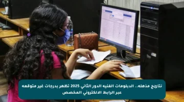 نتائج مذهلة.. الدبلومات الفنية الدور الثاني 2025 تظهر بدرجات غير متوقعة عبر الرابط الإلكتروني المخصص